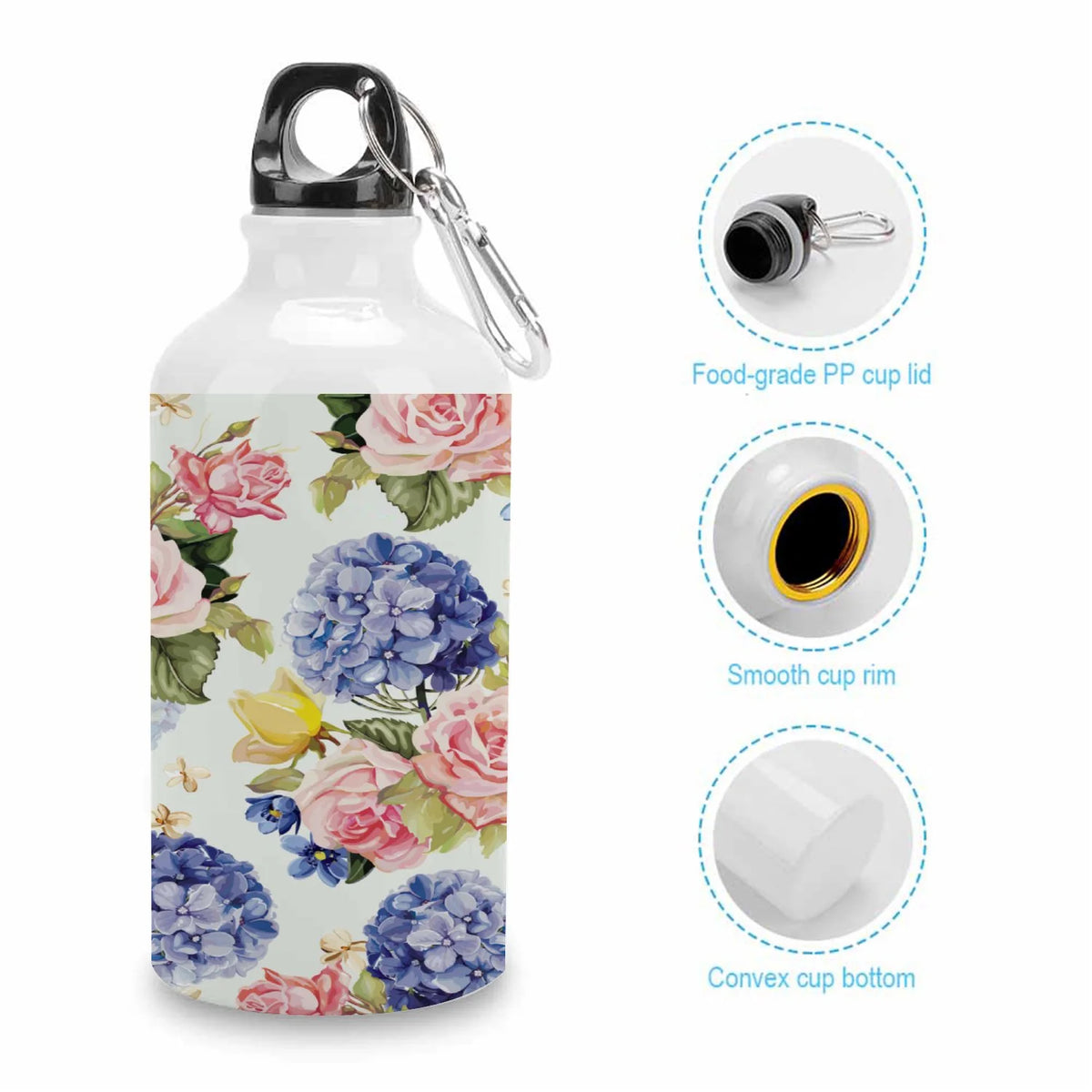 400ml Aluminum Water Bottle with Twist Cap T76934