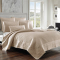 Taupe Full/Queen Coverlet N757