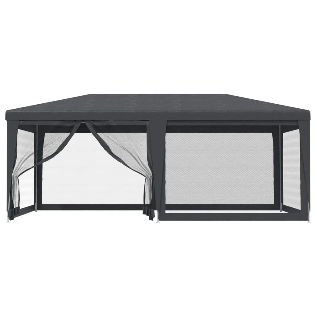 19.7'x13.1' HDPE Party Tent with 6 Mesh Sidewalls C197510