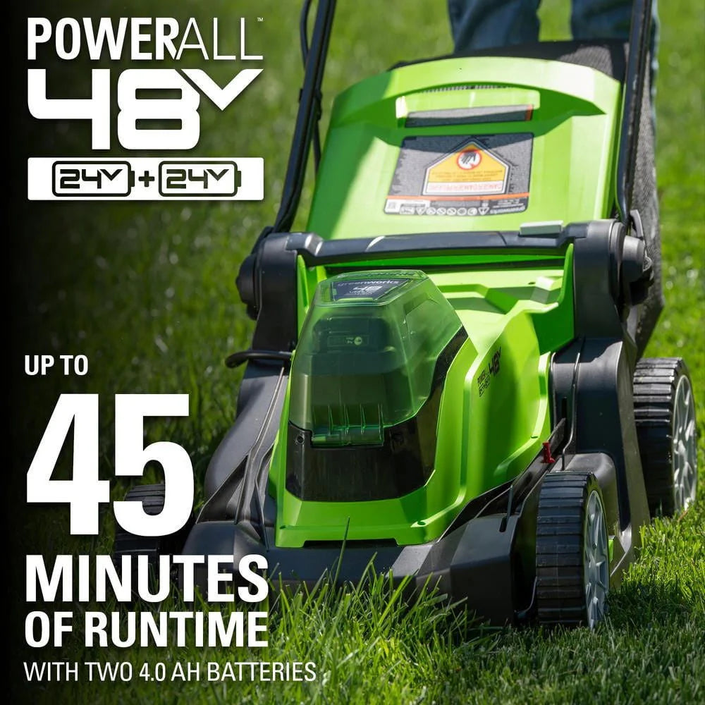 48V 17 Brushless Cordless Lawn Mower + 24V Brushless Drill / Driver G9307