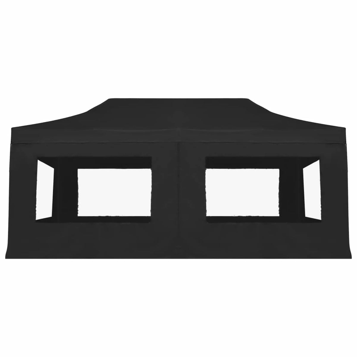 Aluminum Folding Party Tent with Walls 19.7'x9.8' Anthracite K640