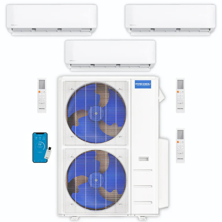 42,000 BTU 3 Zone Ductless Mini Split Air Conditioner and Heat Pump A332