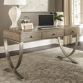 Wood and Metal Writing Desk B7863