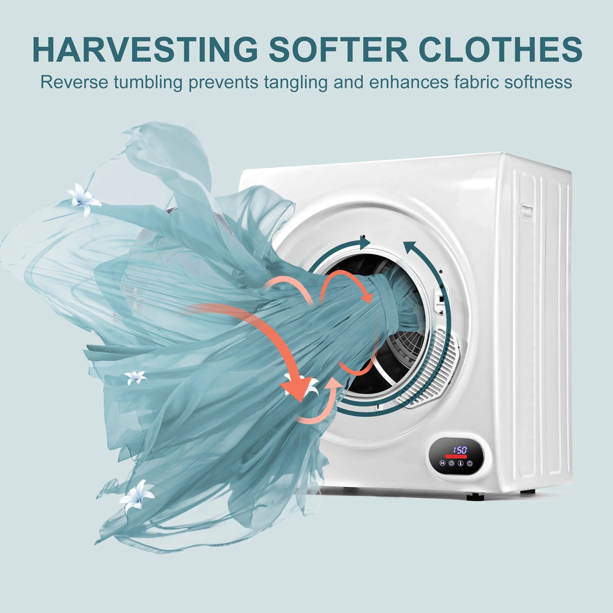 1.6 Cu. ft. Portable Electric Clothes Dryer F308