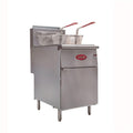 Commercial Gas Floor Fryer, Five Burners, 70 to 100 lb. Capacity T902538