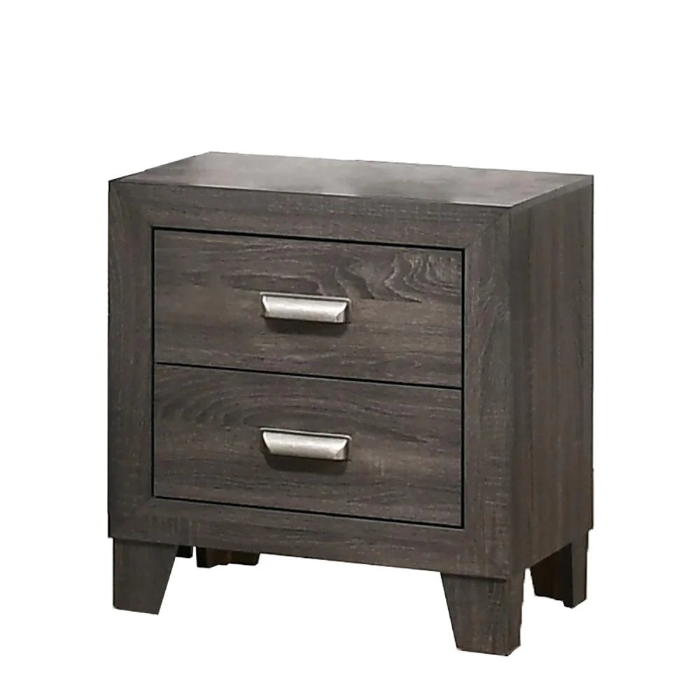 Gray 6pc Bedroom Set with Chest and 2 Nightstands F947