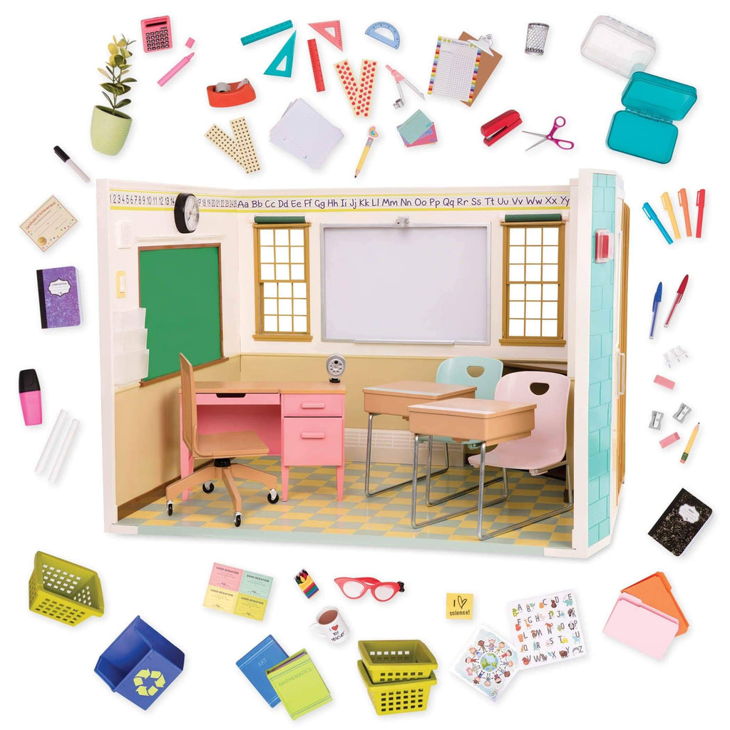 School Room for 18 in Dolls P3735