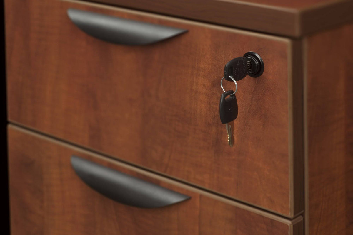 Mahogany Deskside Box File Cabinet S59145