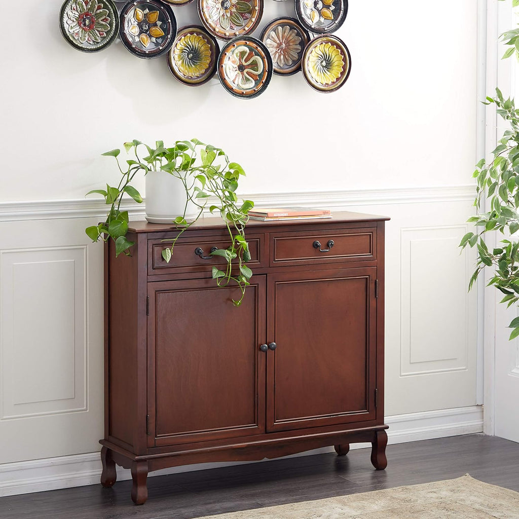 White Wood Cabinet R617