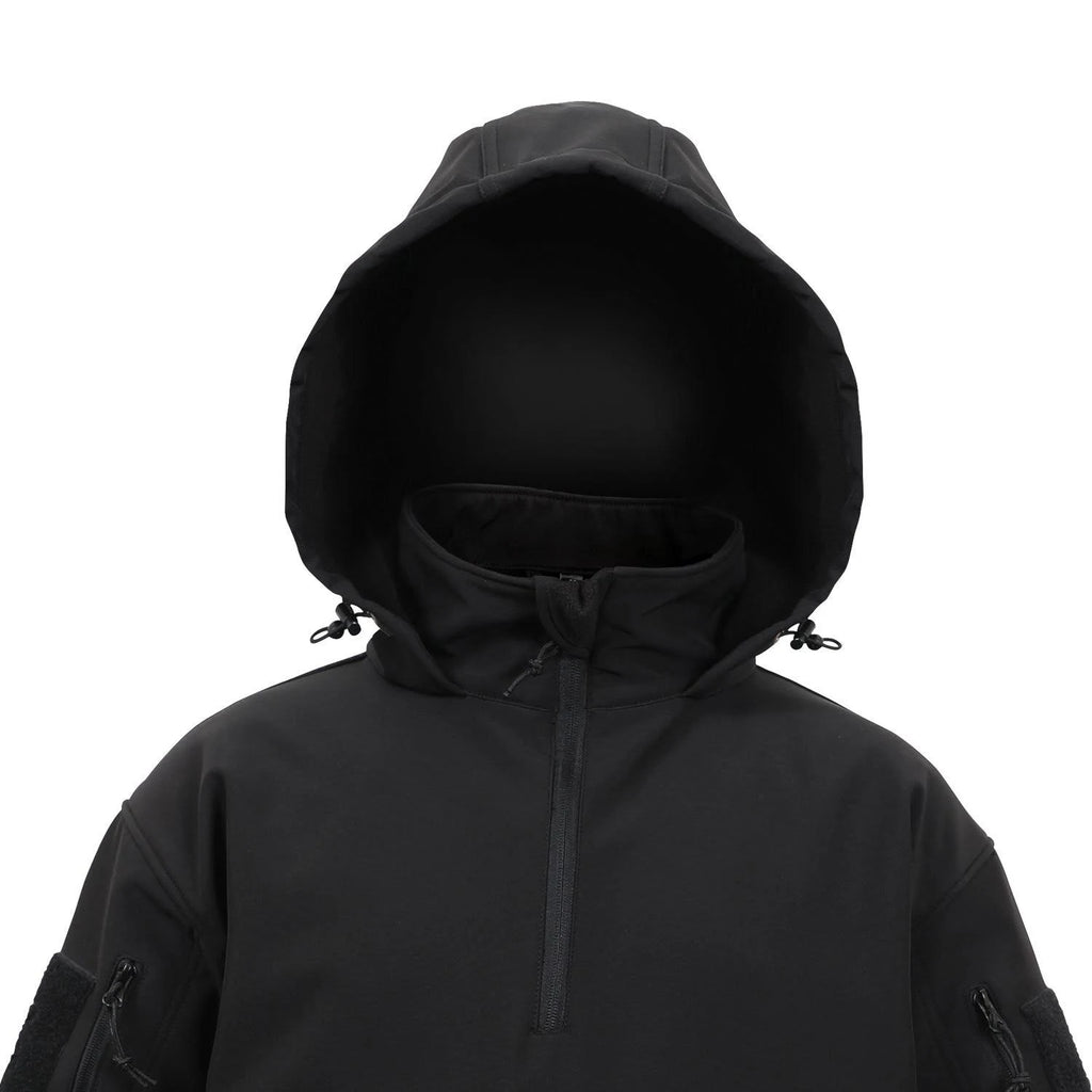 Black Soft Shell Anorak X8185