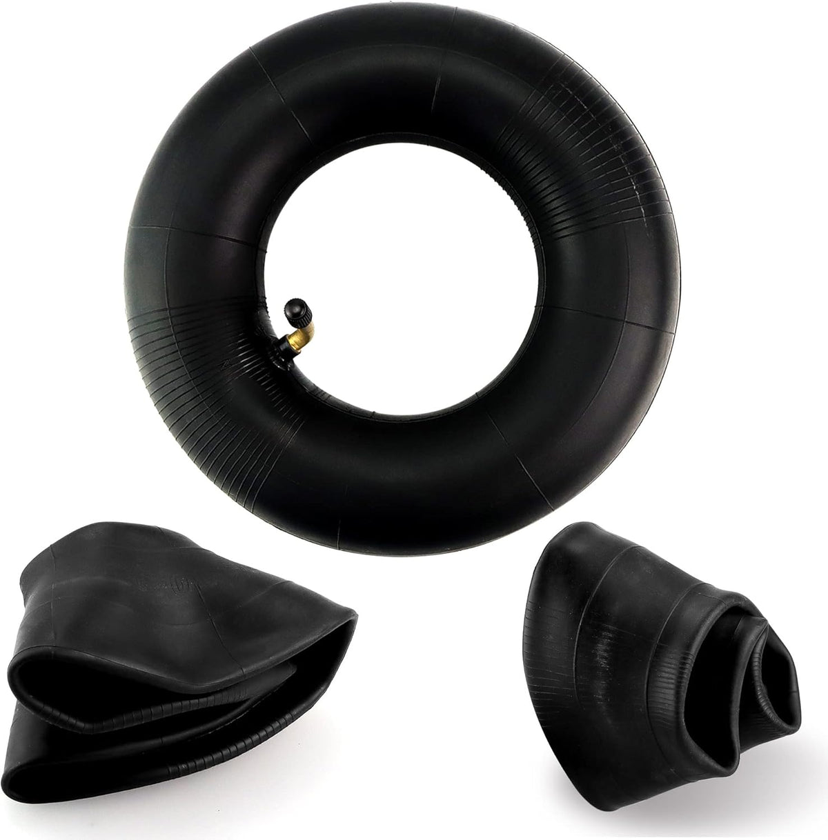 2 Pack Heavy Duty Replacement Inner Tubes with TR-13 Straight Metal Air Valve Stem A8509