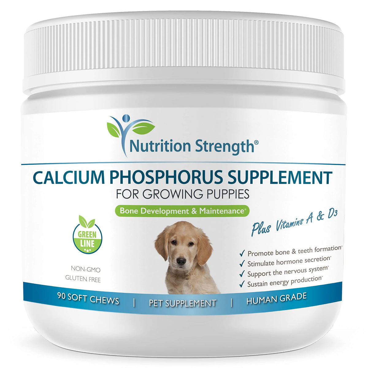 Calcium Phosphorus Dog Supplement 90 Soft Chews E336