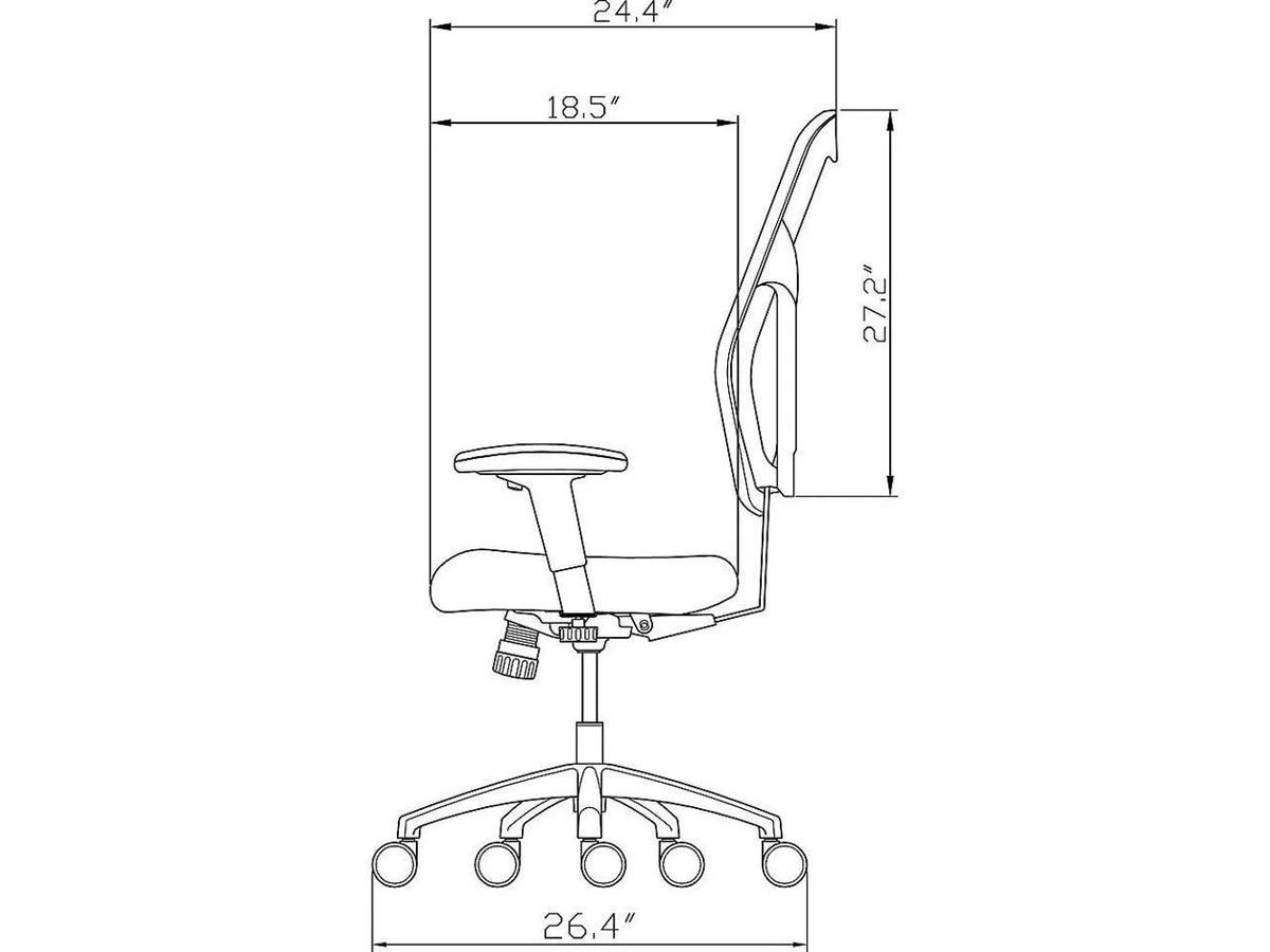Black Executive High-Back Chair C25748