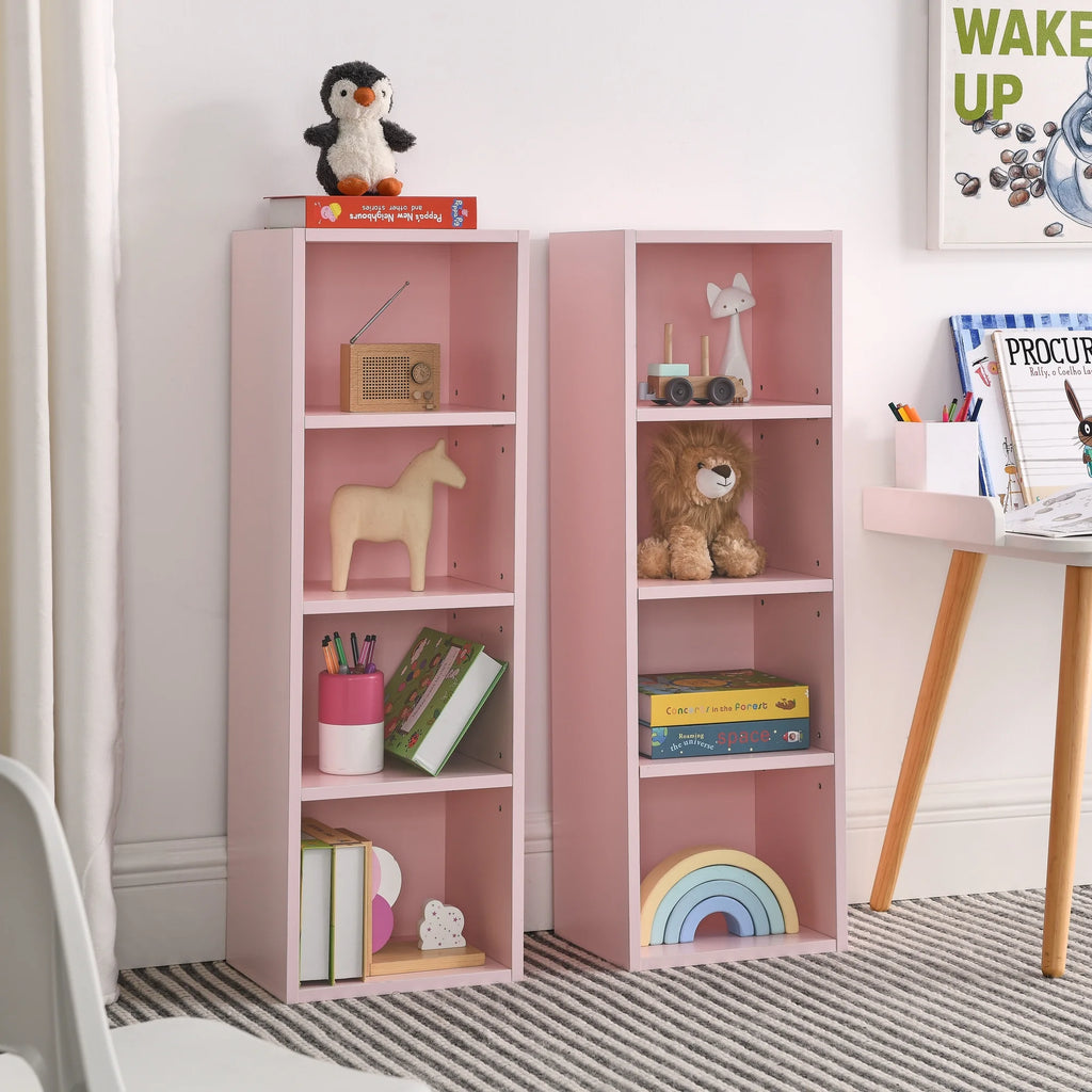 8-Tier Tall Narrow Bookcase with Adjustable Shelves U738344