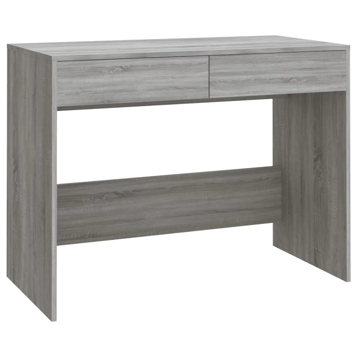 Gray Engineered Wood Writing Desk B3337
