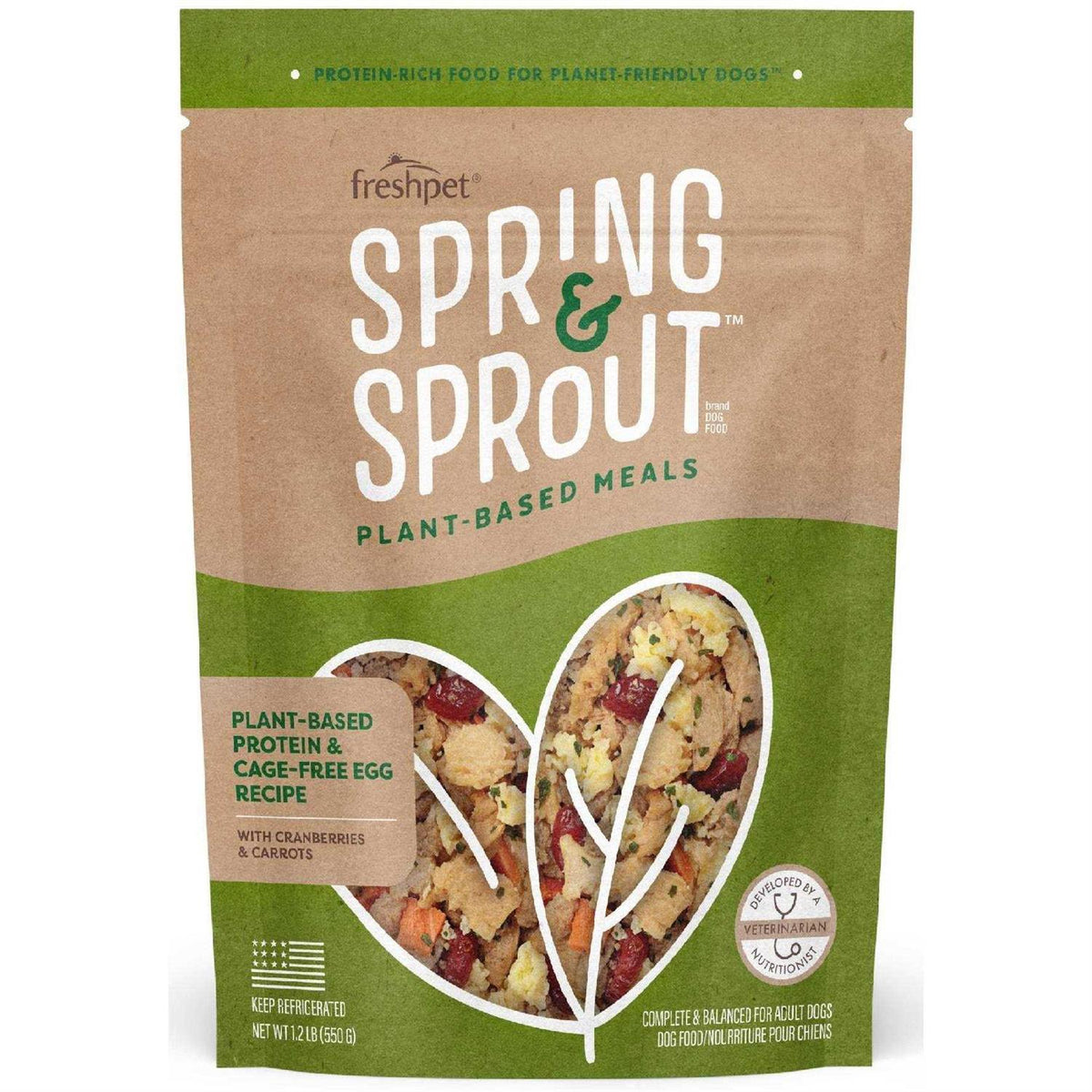 Plant-Based Protein & Cage-Free Egg Dog Food H14946