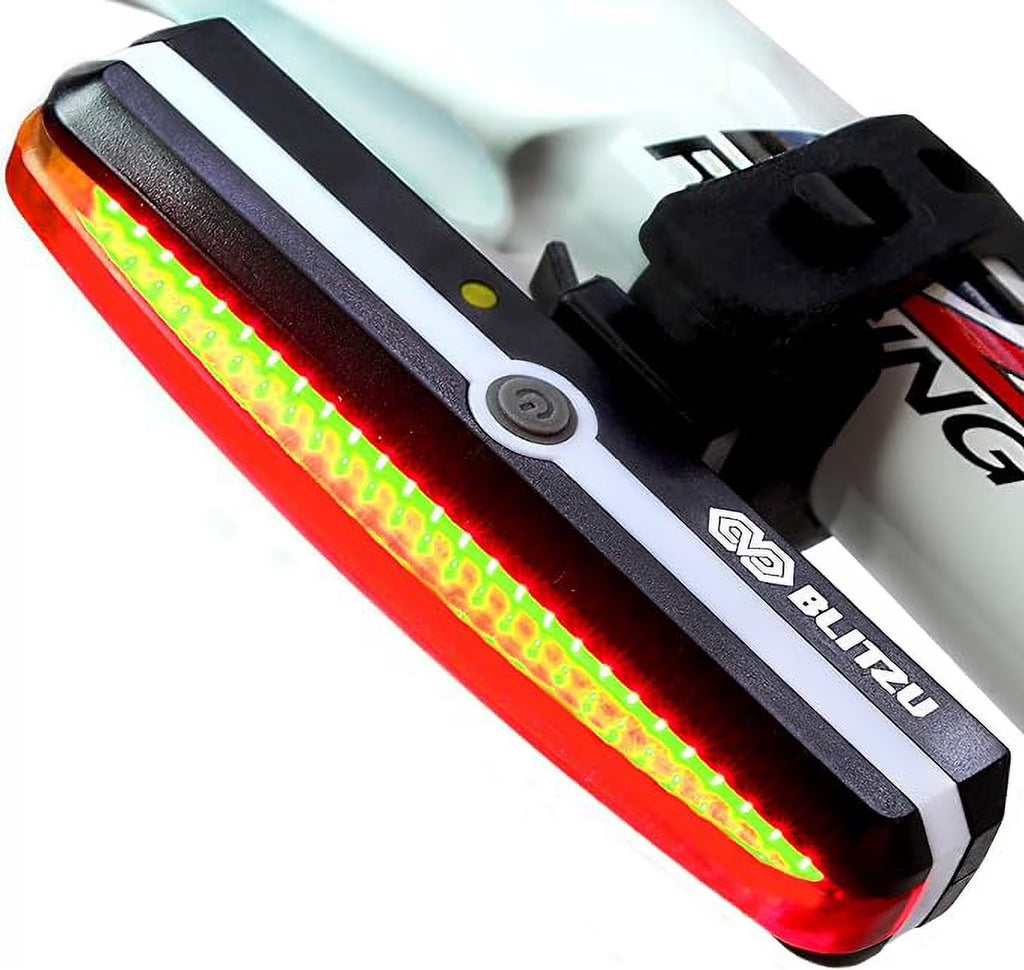168H Bike Headlight or 168T Tail Light USB Rechargeable LED Bicycle Lights Set Front Back K6112