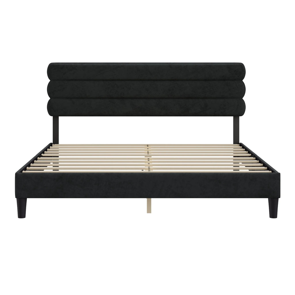 King Size Dark Gray Bed Frame L198