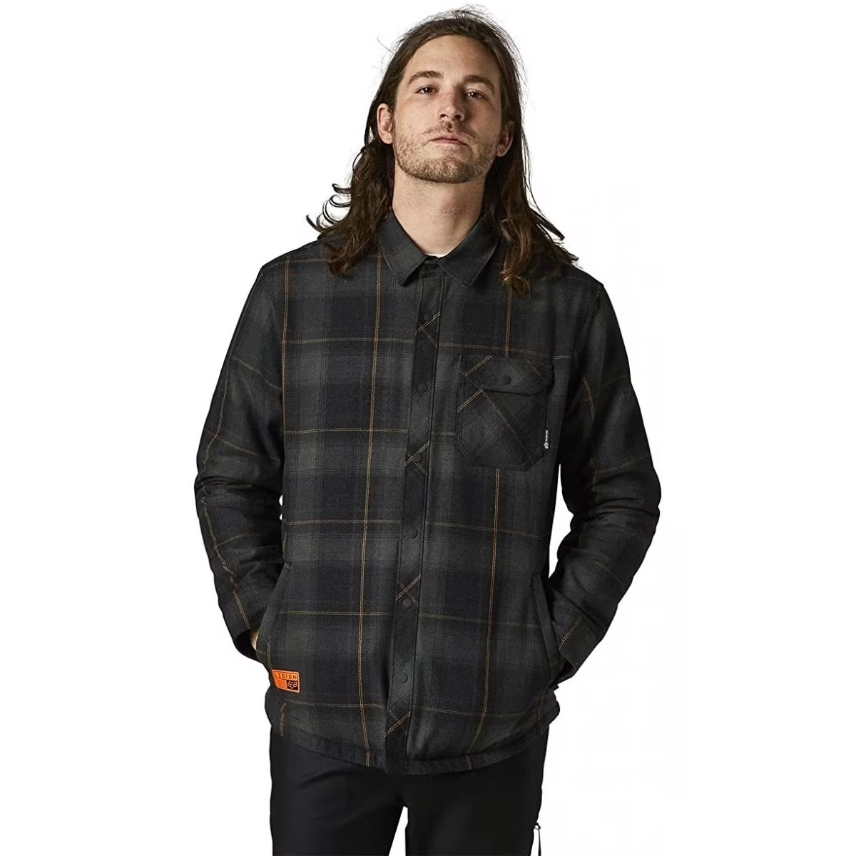 Black Small Lined Workshirt W6955