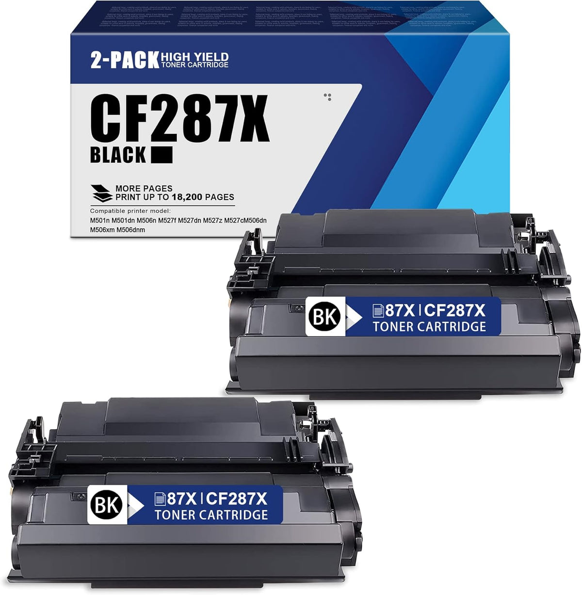 2-Pack Black Toner Cartridge W650045