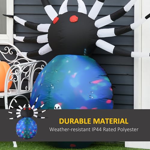 Multicolor Red-Eyed Spider Halloween Inflatable U173