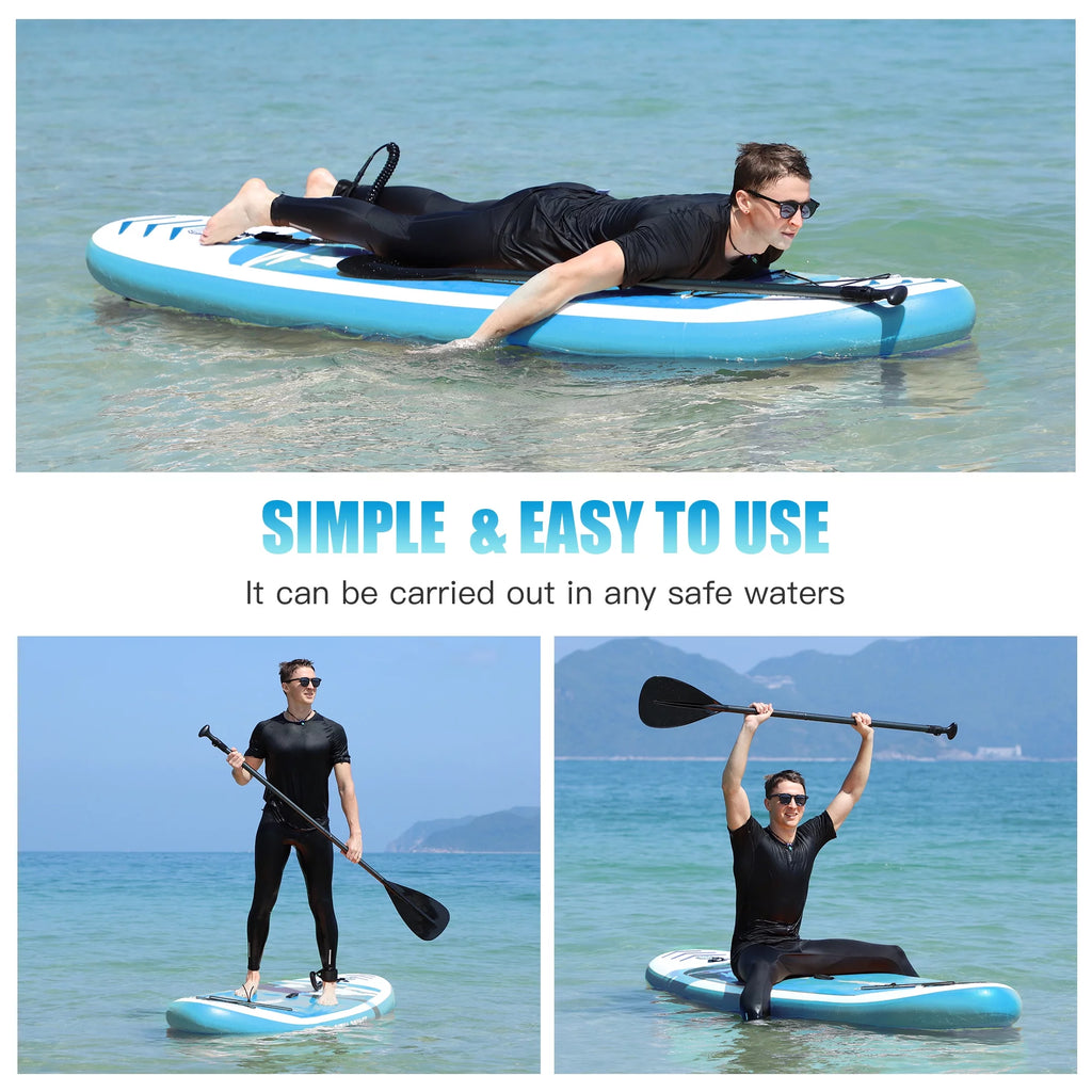 Inflatable Stand Up Paddle Board with Paddle Pump and Backpack Y557