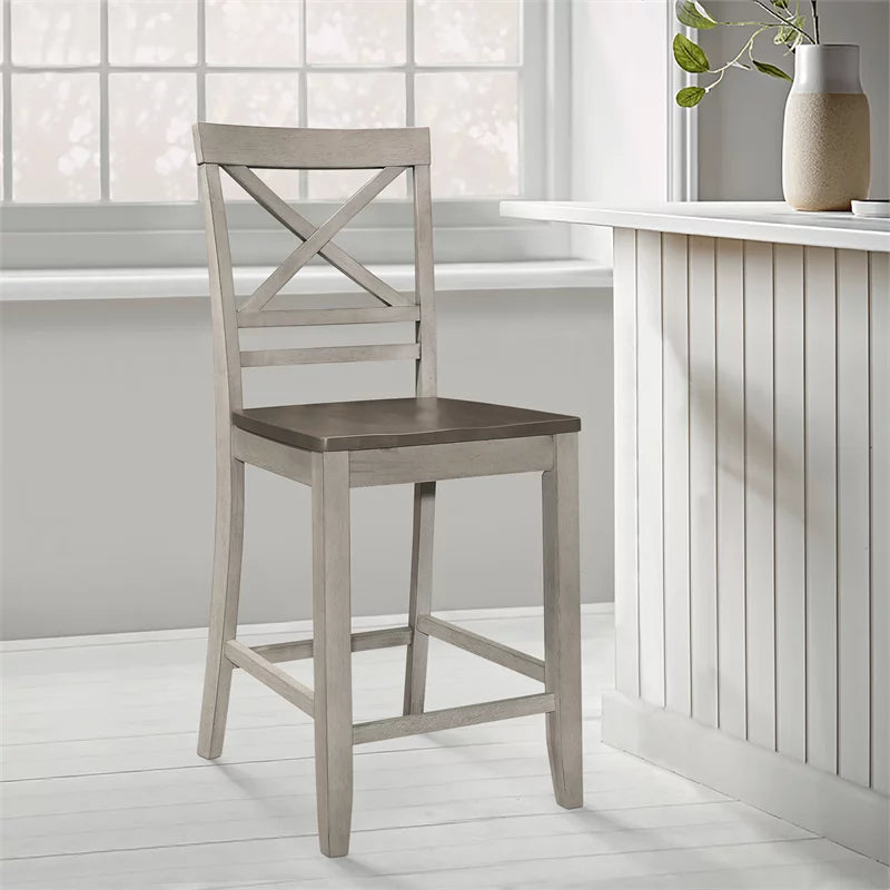 5-Piece Dining Table and 4 Counter Height Chair Set O69706