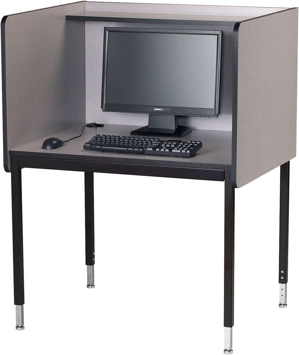 Medium Oak Computer Carrel C617