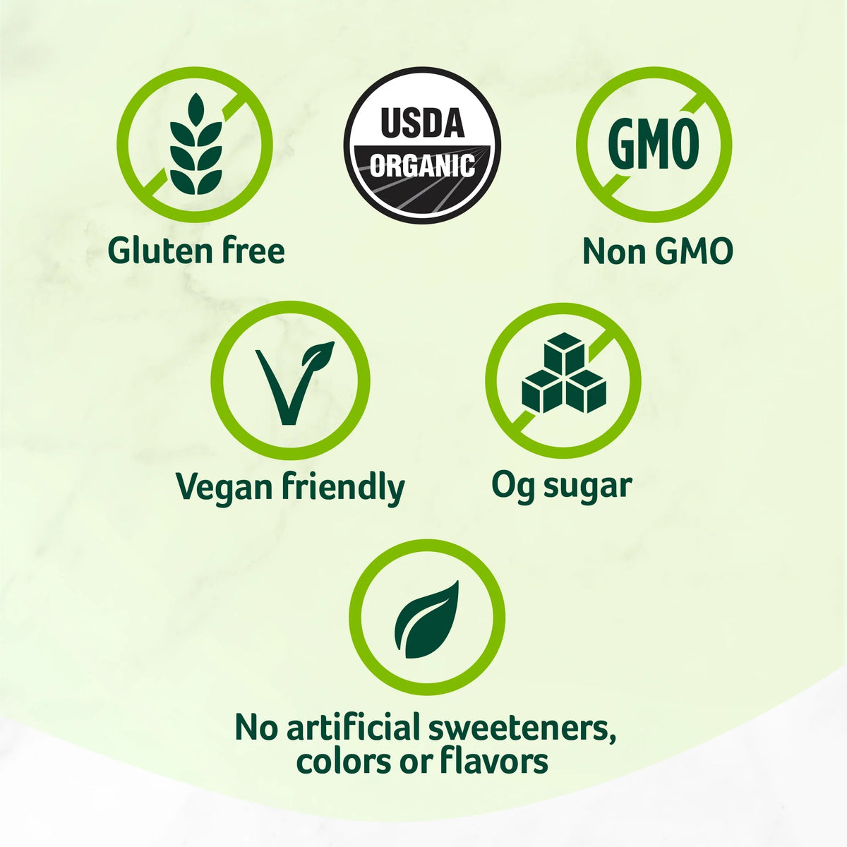 Organic Greens Superfood Powder, Unflavored, 8.57 oz V595