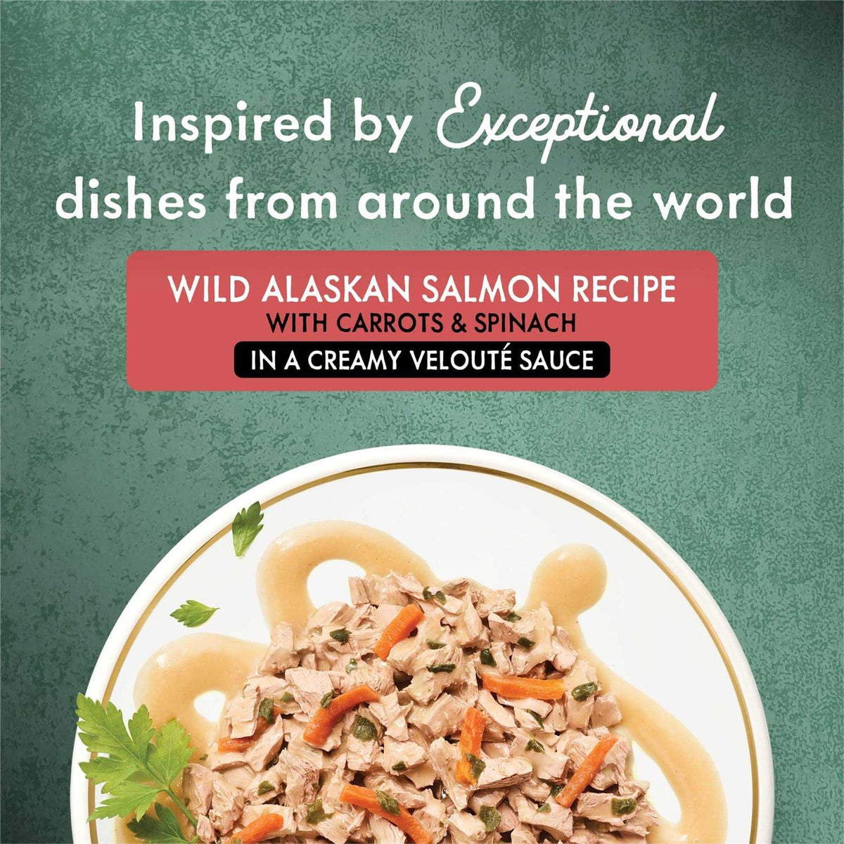 High Protein Wet Cat Food with Wild Alaskan Salmon and Garden Veggies in Sauce D2022
