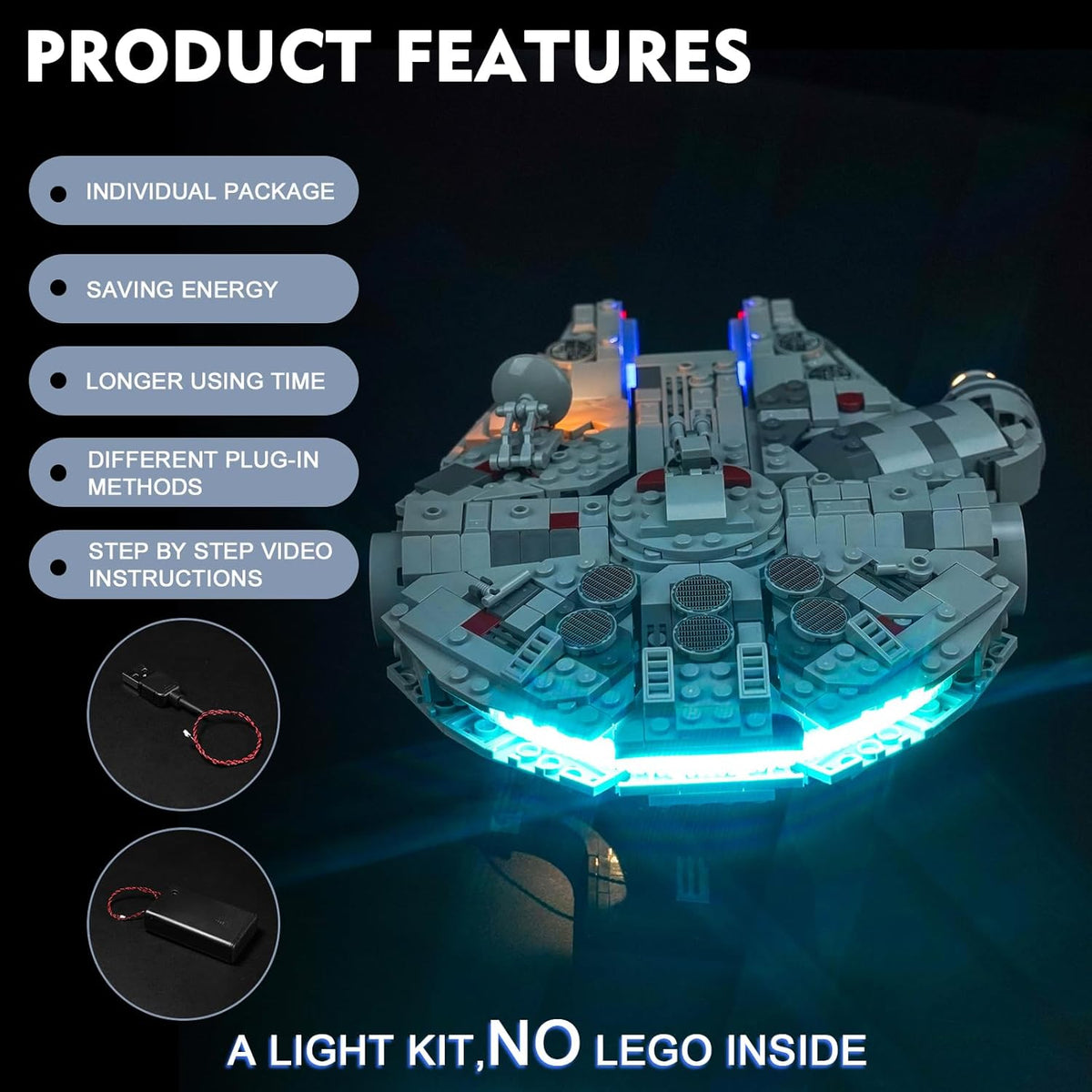 LED Light for Buildable Starship V46421