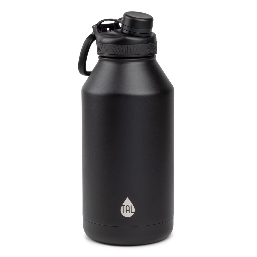 Stainless Steel Water Bottle 64 fl oz, Black V338