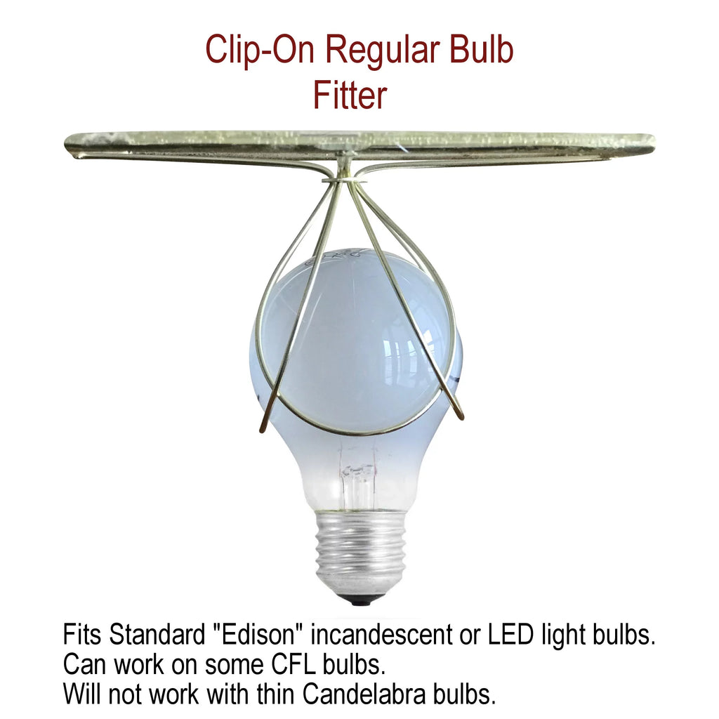 Linen Clip On Lamp Shade O84077