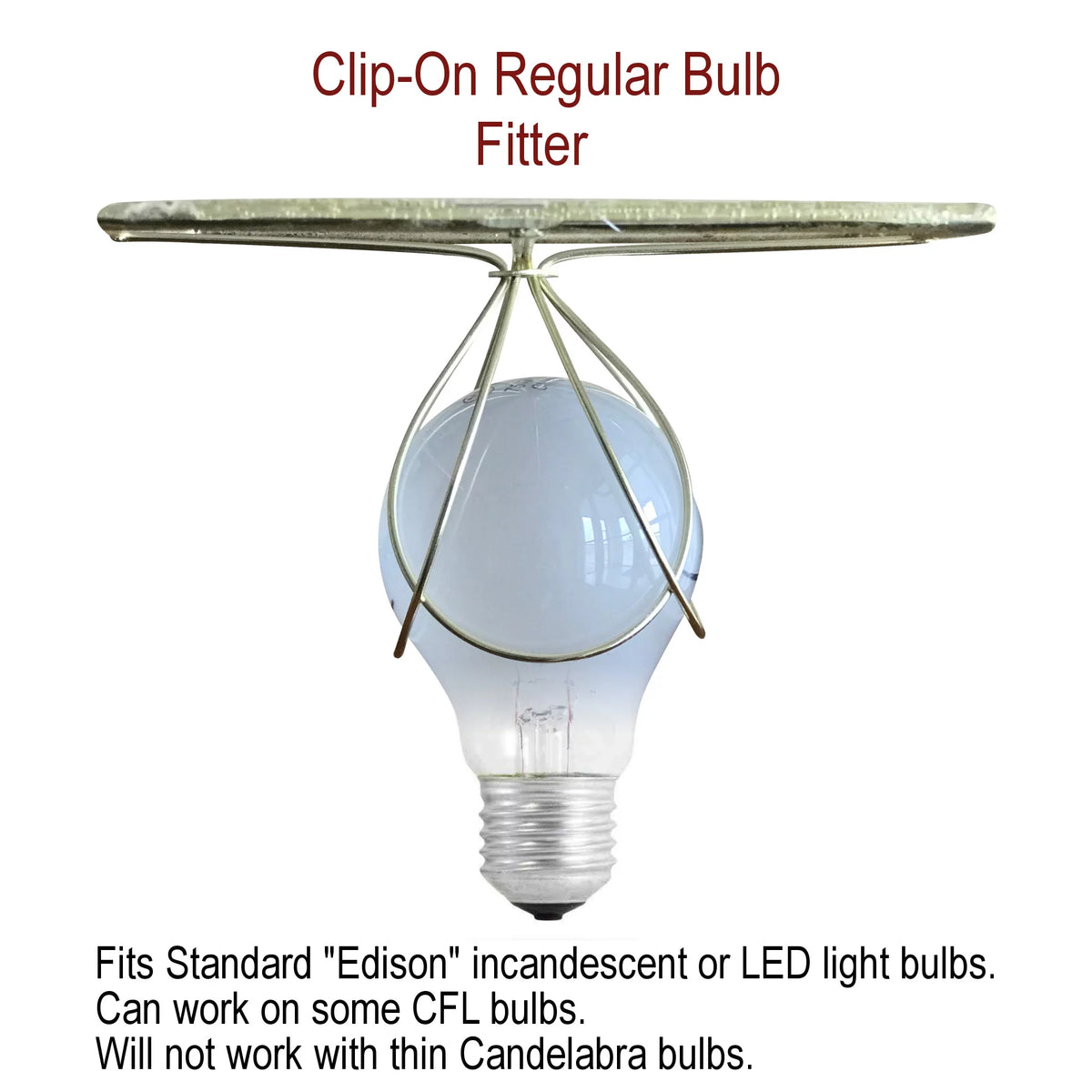 Linen Clip On Lamp Shade O84077