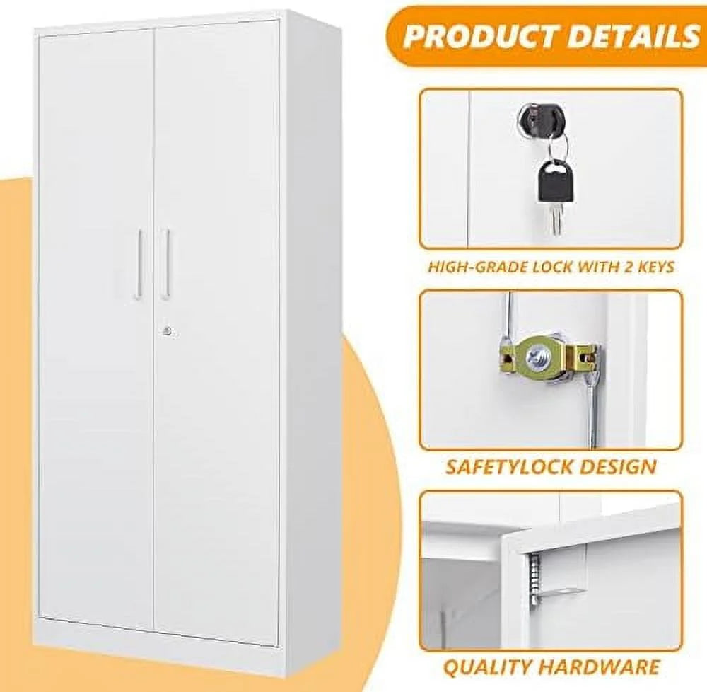 Lockable Metal Lateral File Cabinet with Drawer D5408