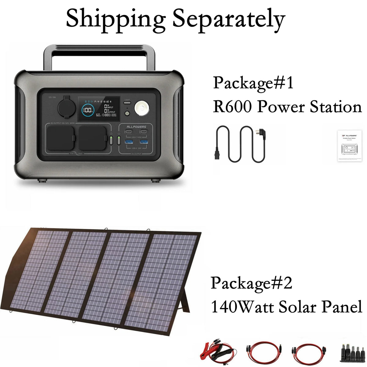Portable Power Station 600W 299Wh LiFePO4 W145