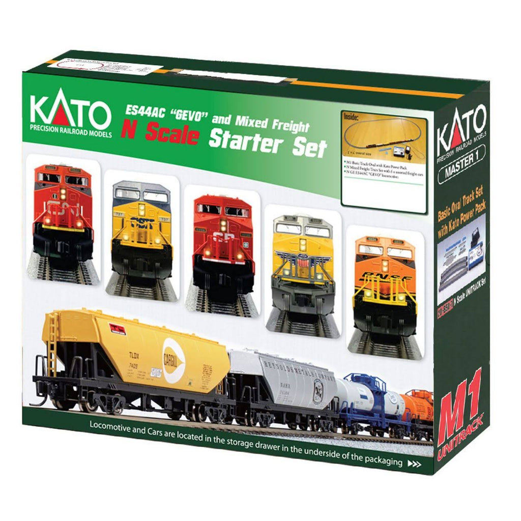N Scale ES44AC Locomotive & Freight Starter Set R309