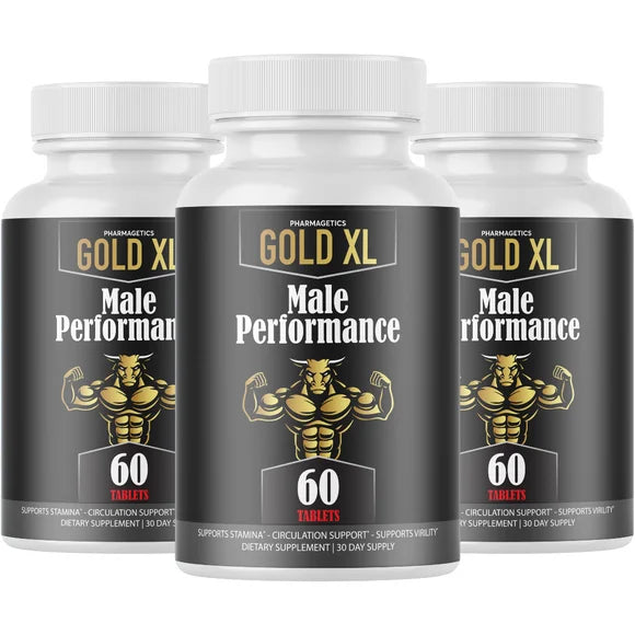 Gold XL Enhancement Pills 3 Bottles S91789