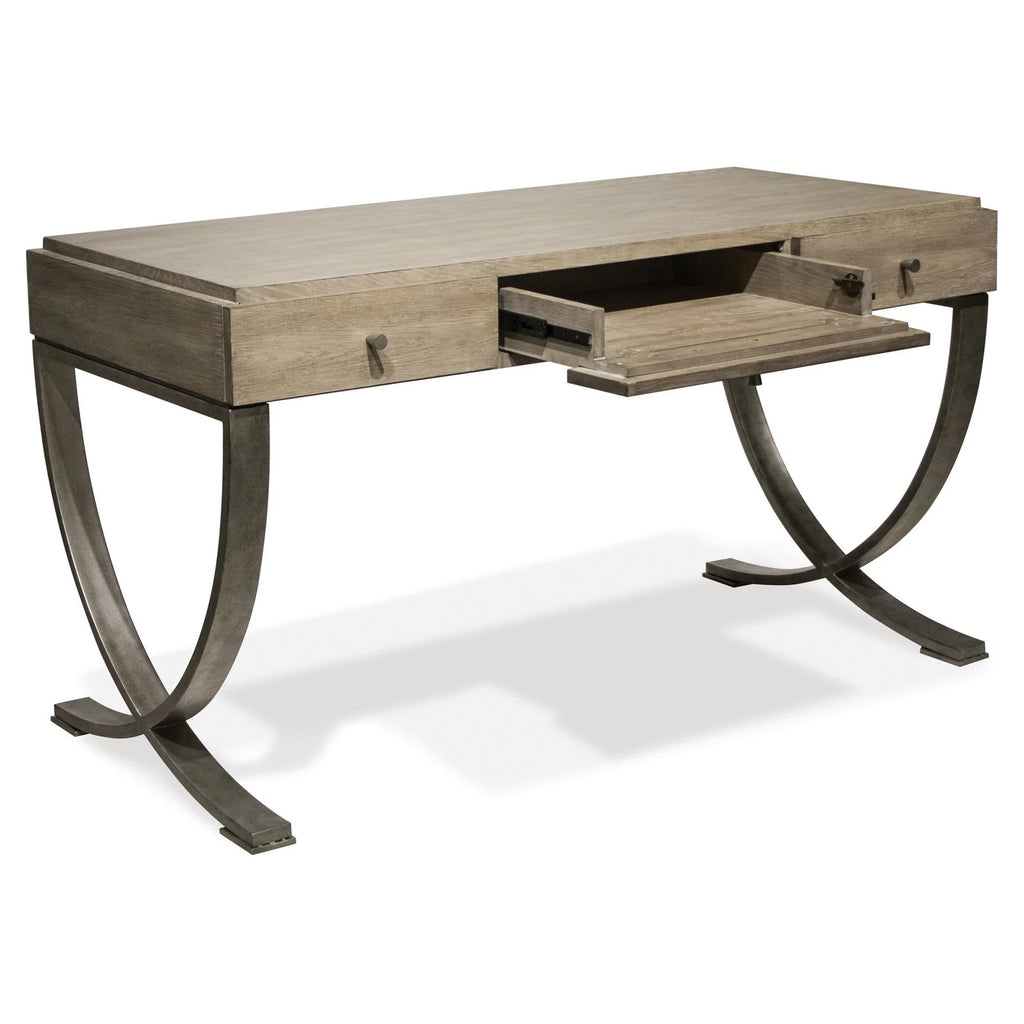 Wood and Metal Writing Desk B7863