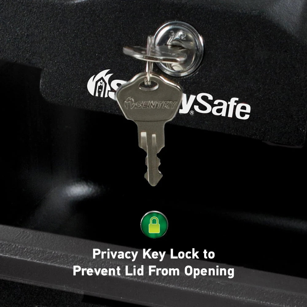 Fire-Resistant Box with Key Lock 0.18 Cu. ft. G532087