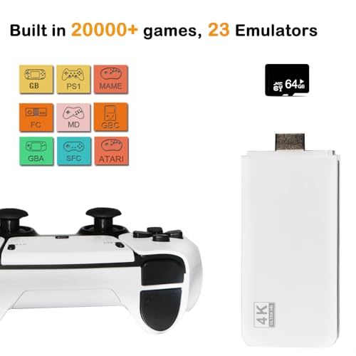 Retro Game Console with Dual Controllers K456