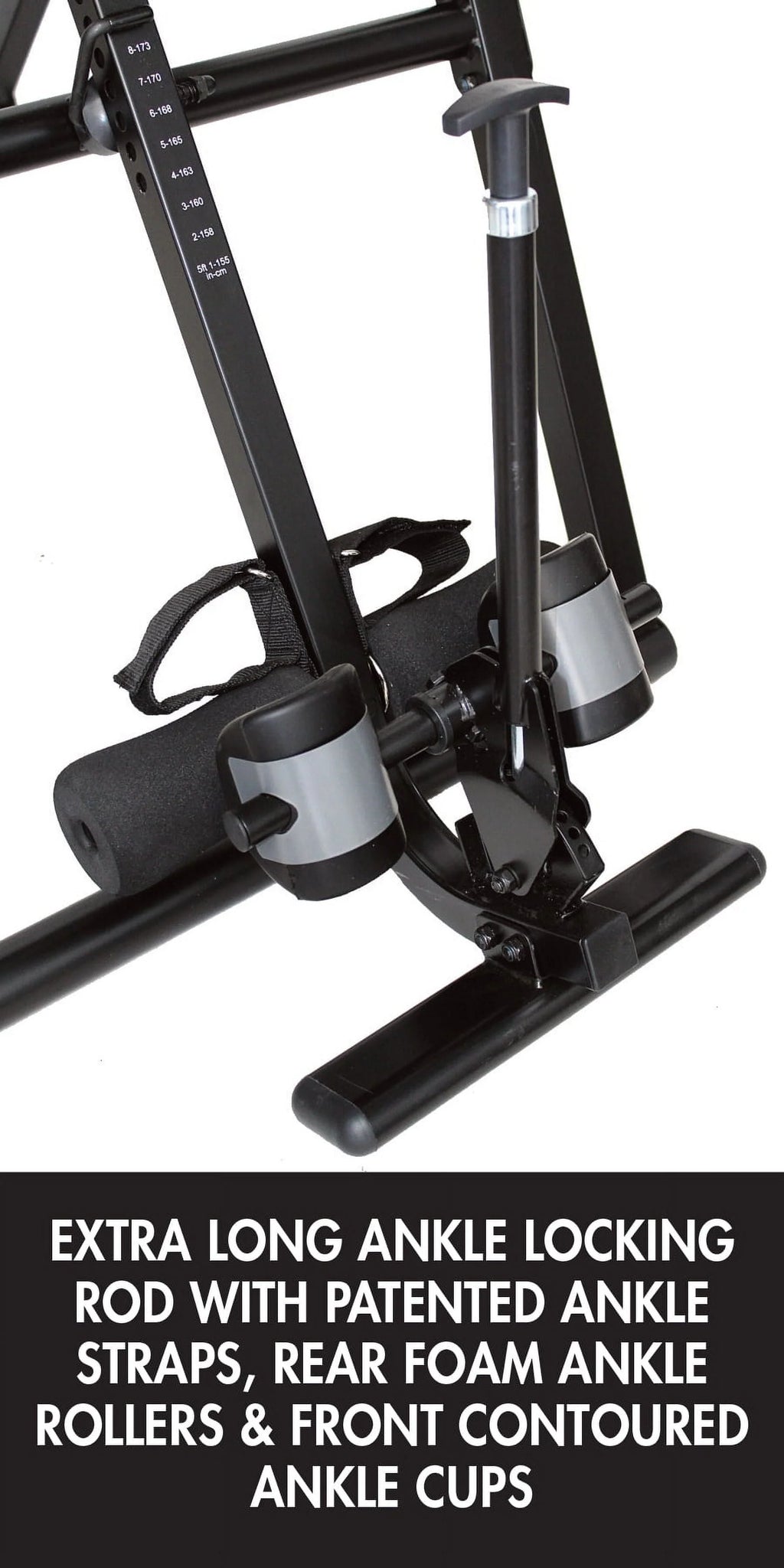 Blue Heat and Vibration Massage Inversion Table T3926