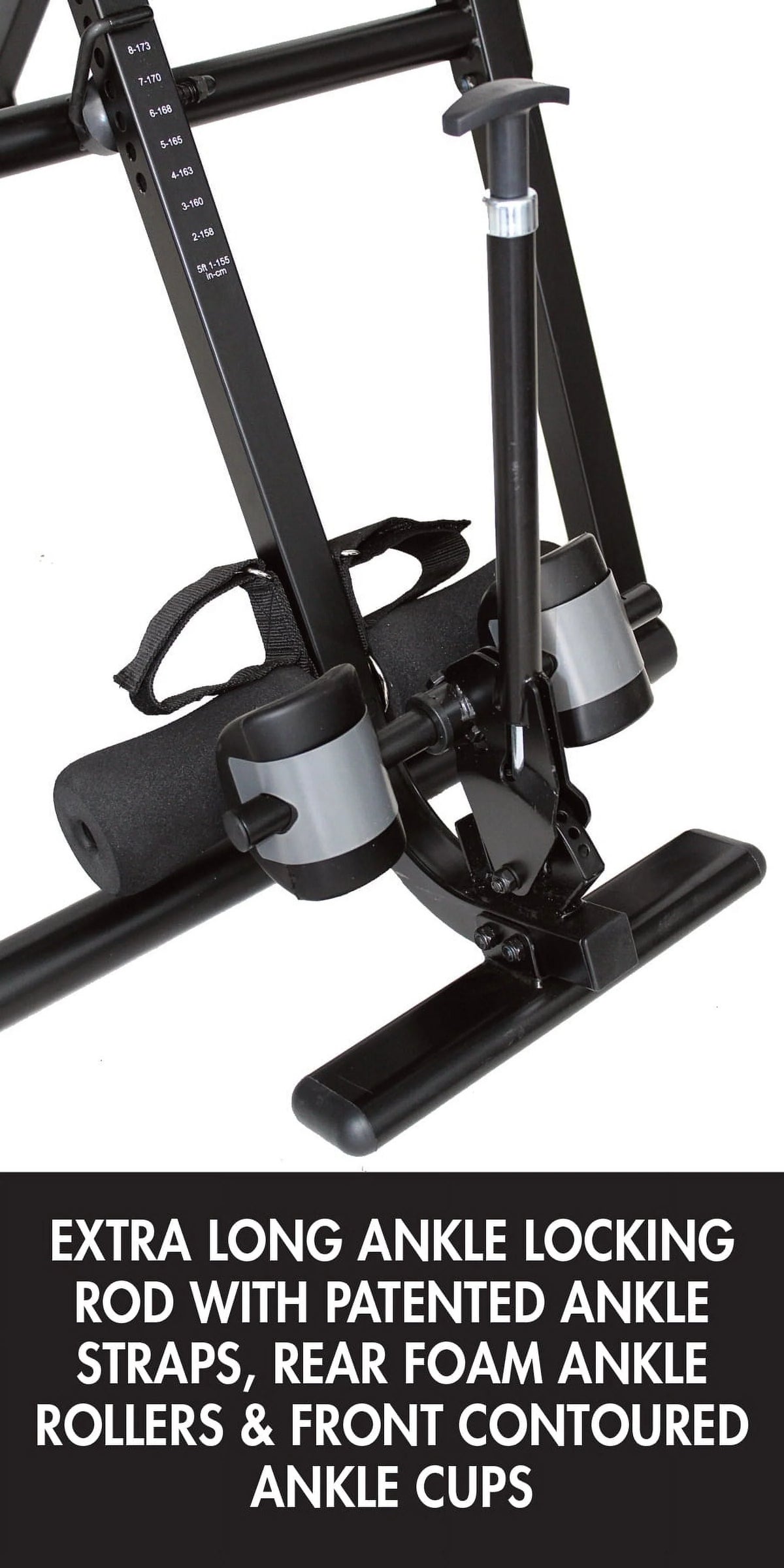 Blue Heat and Vibration Massage Inversion Table T3926