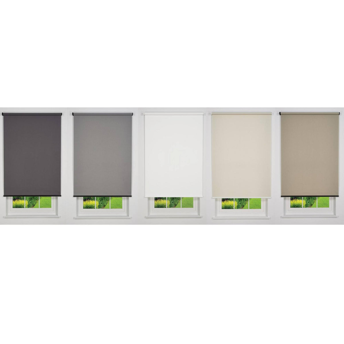 Taupe 58 W x 78 H Cordless Light Filtering Roller Shade I711