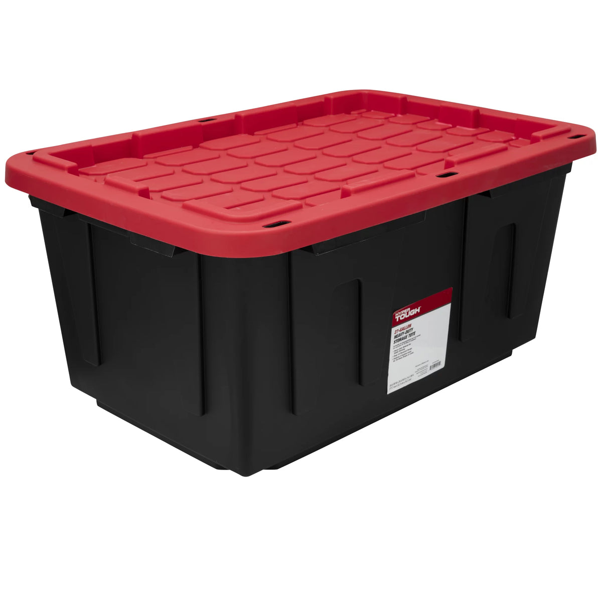 27 Gallon Snap Lid Plastic Storage Bin X89620