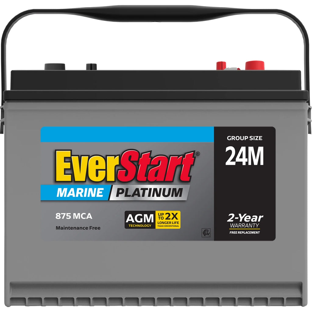 AGM Marine and RV Deep Cycle Battery Group Size 24M, 12 Volt 875 MCA Y911140