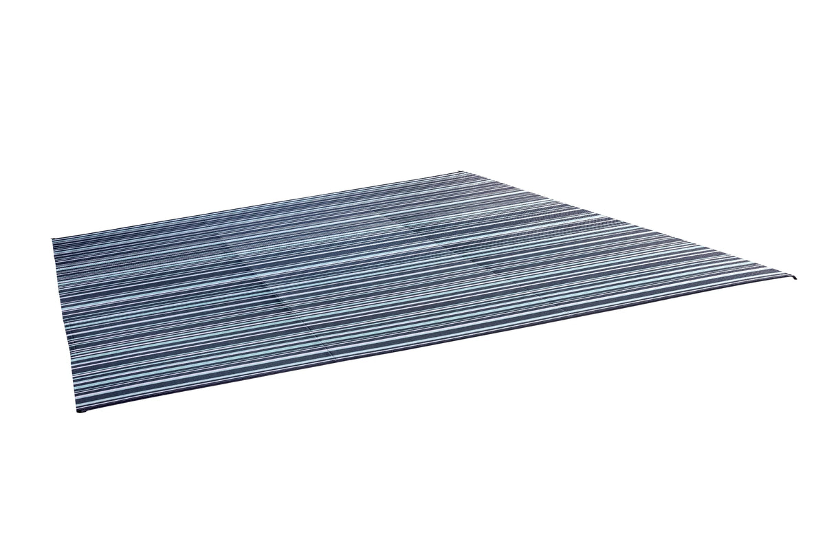 Reversible RV Awning and Outdoor Mat 9-feet x 12-feet Multicolor W824