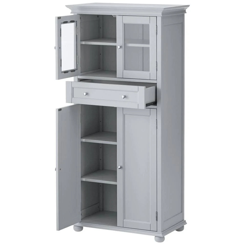4-Door Tall Cabinet in Dove Grey J99738