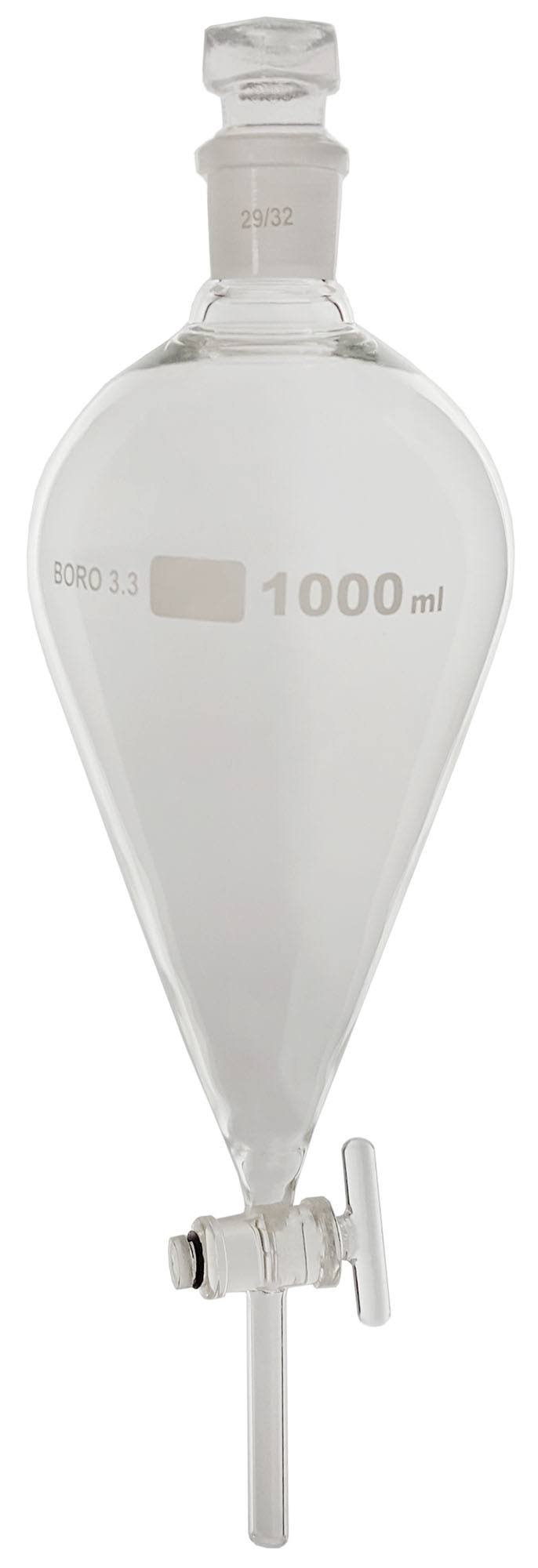 1000mL Glass Separatory Funnel with Stopcock Z91770