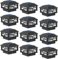 12 Pack White Solar LED Post Cap Lights M8711